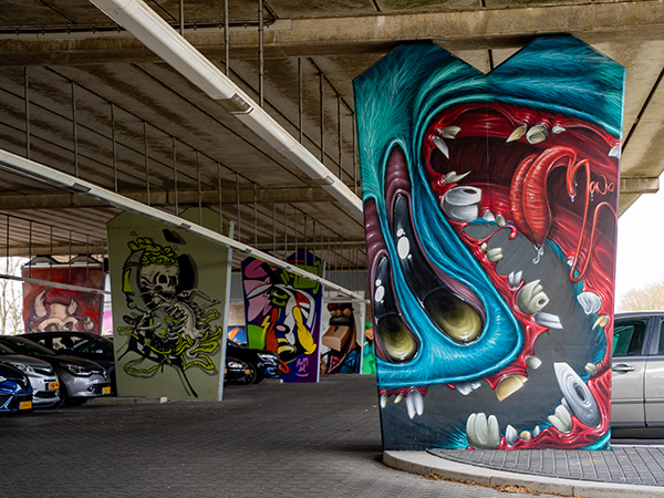 Street art in het Zuilen Kabinet